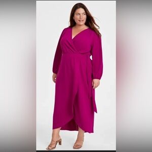 Connected Apparel Fuchsia Dress